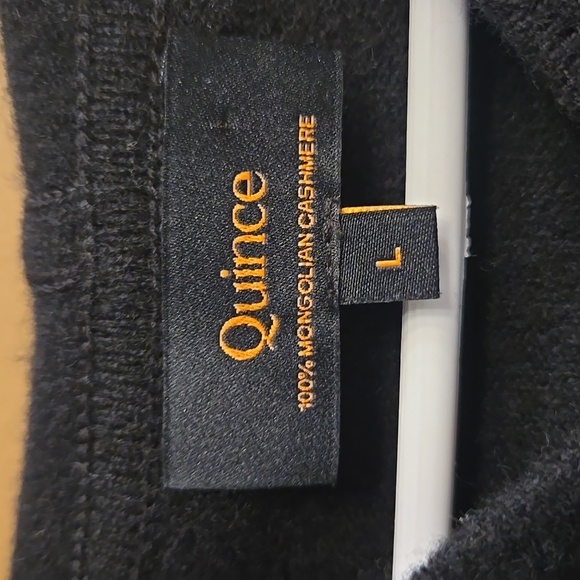 Quince Mongolian Cashmere Full-Zip Hoodie Size Large - Picture 4 of 7